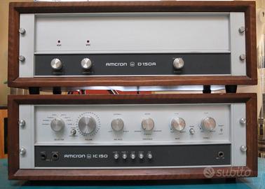Amcron Pre e Finale vintage D150A e IC150