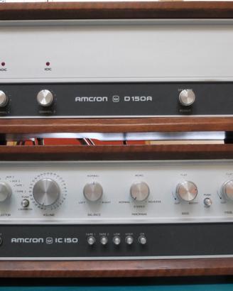 Amcron Pre e Finale vintage D150A e IC150