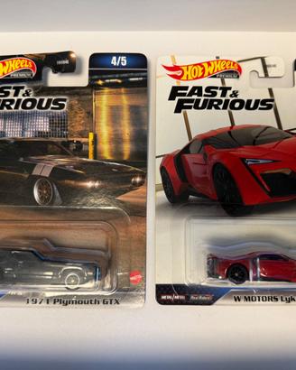Hot Wheels Premium nuovi in blister – set da 4