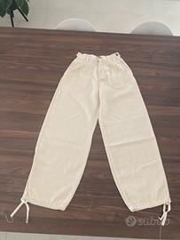 Pantalone donna Bershka taglia 34, beige