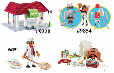 Playmobil lotto set nuovi Magazzino Pizzeria