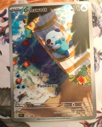 POKEMON OSHAWOTT 105/086 ITA FUOCO BIANCO NEARMINT