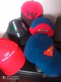 Cappellini 8 - 14 anni con visiera in cotone