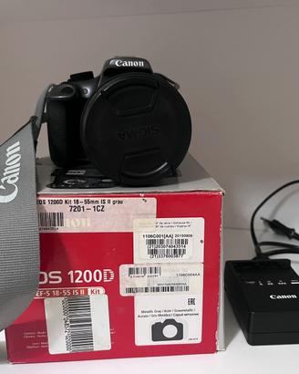 Canon EOS 1200D + Obiettivo Sigma 10–20mm