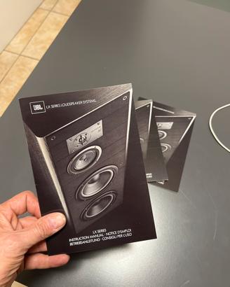 Manuali jbl speakers serie lx