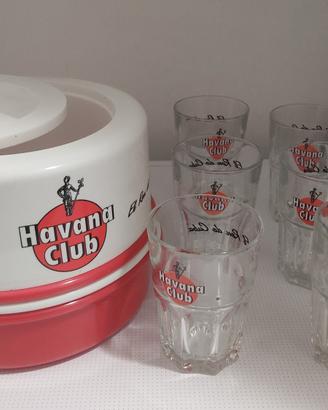 bicchieri e portaghiaccio 