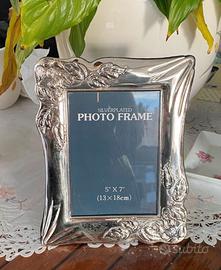 Cornice vintage placcata argento