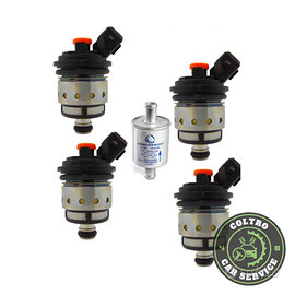 4 INIETTORI NUOVI LANDI RENZO ARANCIONE BOSCH GPL