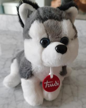 TRUDI - Peluche Cane Husky 15 cm