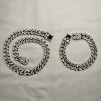 Set Collana + Bracciale Cuban Unisex
