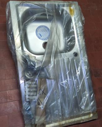 Lavandino inox 86x50
