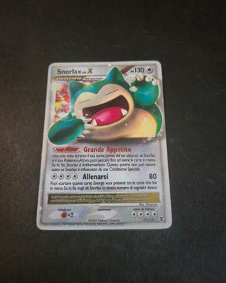 snorlax livX 111/111 holo carta pokemon 