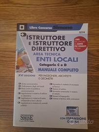 libro concorso Simone Area tecnica ENTI LOCALI