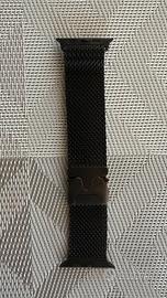 Cinturino Loop maglia milanese titanio nero 49mm