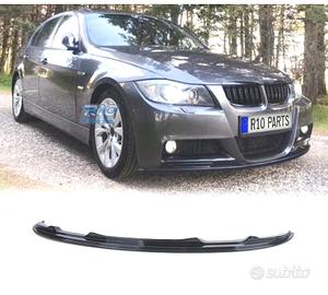 SPOILER LIP BMW E90 E91 08-12 LOOK M NERO LUCIDO