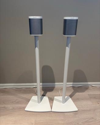Coppia altoparlanti Sonos Play:1 con supporti
