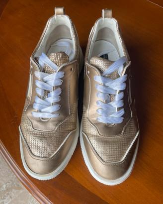 Scarpe Frattelli Rossetti oro