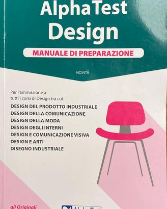 Libro Alpha Test Design 2 Manuali