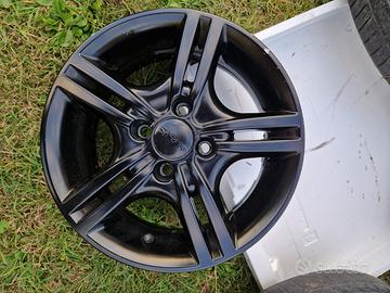 4 CERCHI IN LEGA MAK ZENITH 5.5X14" 4X100  BLACK