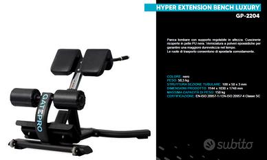panca lombare GATEPRO GP-2204 promo hyperextension