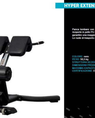 panca lombare GATEPRO GP-2204 promo hyperextension