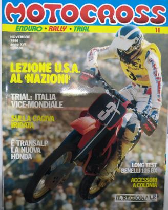Rivista MOTOCROSS numero 11 del 1986