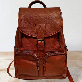 zaino vintage artigianali  pelle Vero Di Capra