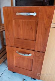 Mobile per cucina con 2 cestoni