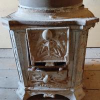 Scaldabagno Liberty in rame e ghisa, fine '800