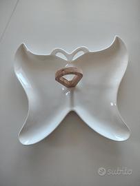 antipastiera in ceramica bianca 