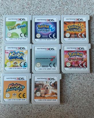Lotto 8 Giochi Nintendo 3DS