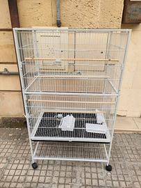 Gabbia grande con ruote nuova