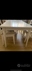 Tavolo Ikea Ingatorp e 4 sedie Ingolf