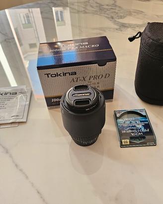 Tokina 100mm f/2.8 Macro Nikon + Hoya + Lowepro