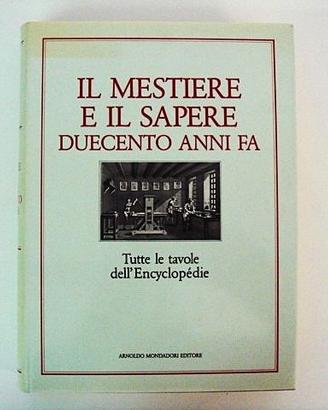 Il mestiere e il sapere duecento anni fa