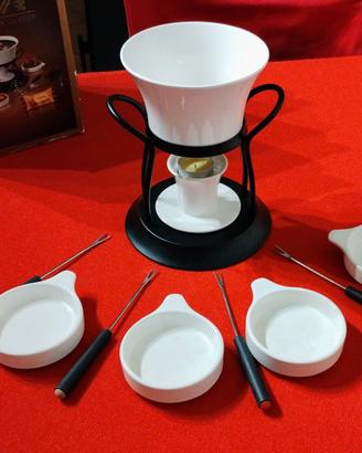 set per fonduta di cioccolato, Lindt 