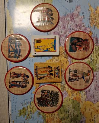 carte da gioco e sottobicchieri Egypt