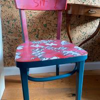 Sedia vintage vecchia collezione di design