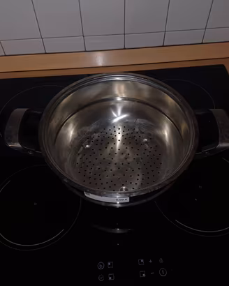 Padella scolapasta acciaio inox