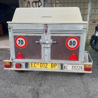 Carrello rimorchio trasporto cani 
