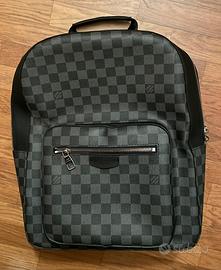 zaino backpack louis vuitton nero a scacchi