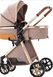 Passeggino 3 in 1 Trio Neonati khaki