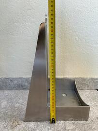 Staffa inox satinato per lavabo cilindrico - NUOVA