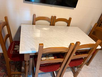 tavolo + 6 sedie