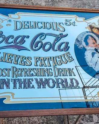 Specchio Pubblicitario Vintage Coca-Cola