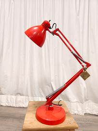 lampada a pantografo rossa Naska Loris vintage