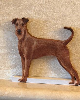 Ireland Terrier in legno - soprammobile