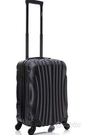Valigia nera 55x35x25 bagaglio a mano