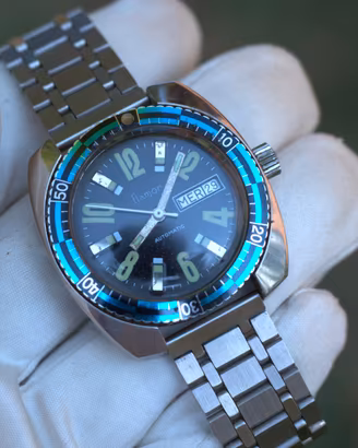 Orologio Flamor skin diver automatico acciaio eta 