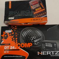 tweeter + crossover a 2 vie hertz 